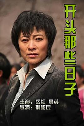 开头那些日子海报剧照