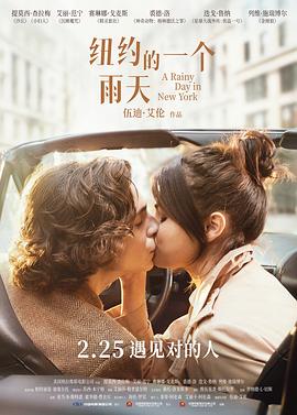 纽约的一个雨天海报剧照